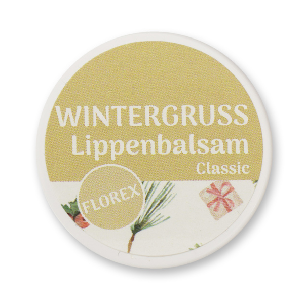 Lip balm 10ml "Wintergruß", Classic 