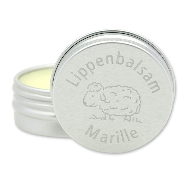 Lip balm in a box with laser engraving 15ml, Apricot 