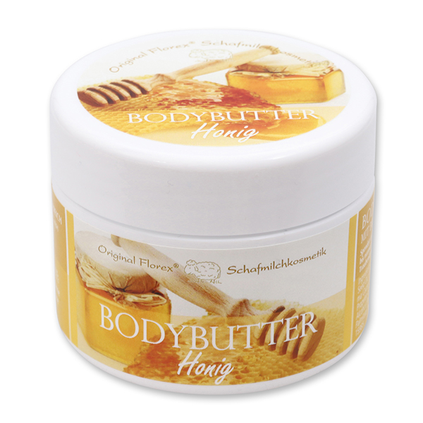 Body butter with organic sheep milk 125ml, Honey 