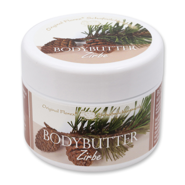 Body butter with organic sheep milk 125ml, Swiss Pine 