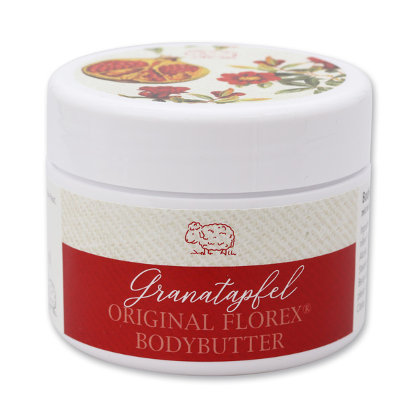 Bodybutter mit biologischer Schafmilch 125ml, Granatapfel 