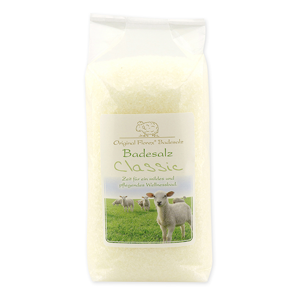 Bath salt 1kg in a cellophane bag, Classic 
