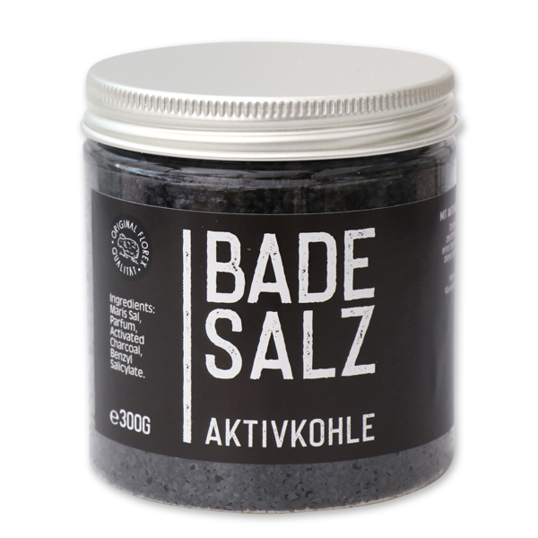 Bath salt 300g "Black Edition", Activated charcoal 