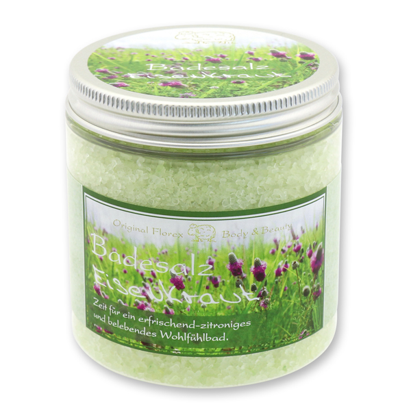 Badesalz 300g in der Dose modern, Eisenkraut 