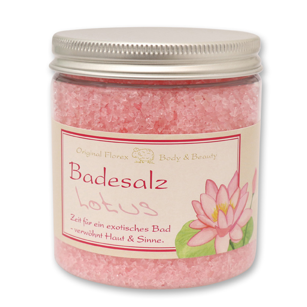 Bath salt 300g in a container classical, Lotus 