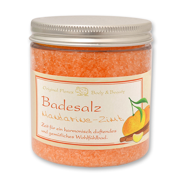 Bath salt 300g in a container classical, Mandarin cinnamon 