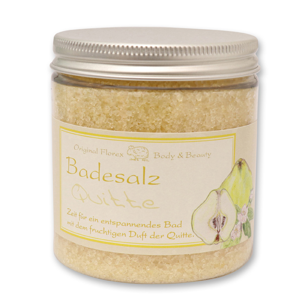 Bath salt 300g in a container classical, Quince 