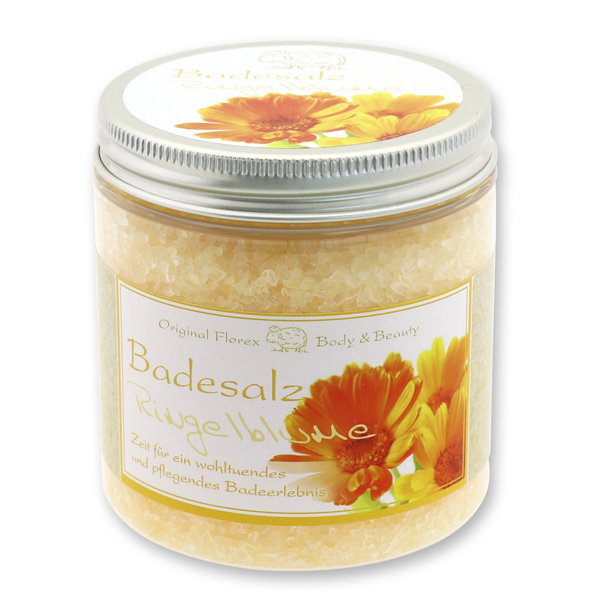 Bath salt 300g in a container modern, Marigold 