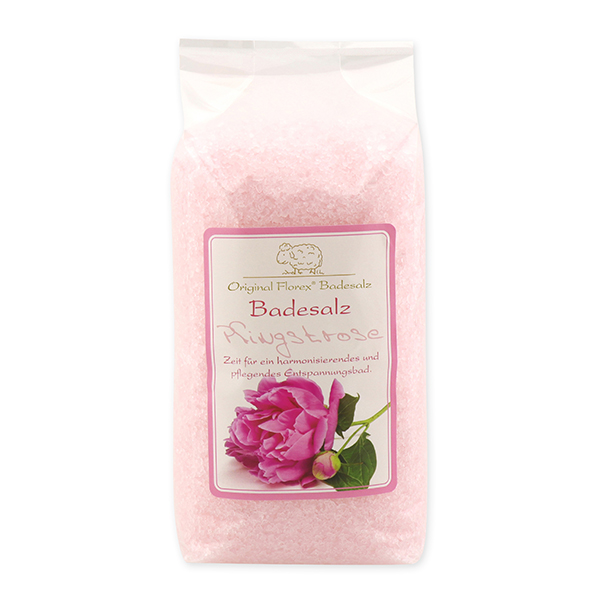Bath salt 1kg in a cellophane bag, Peony 