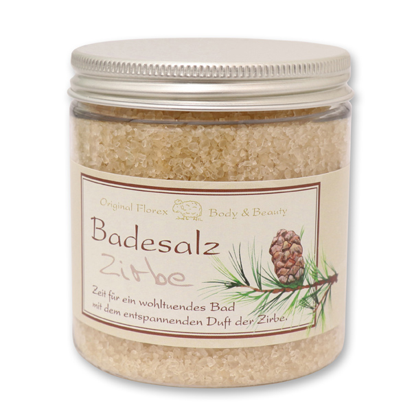 Bath salt 300g in a container classical, Swiss pine 