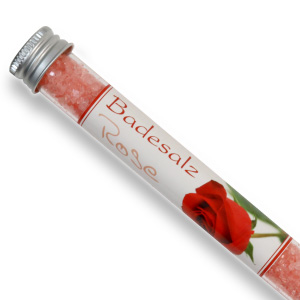 Bath salt 28g in a vial, Rose 