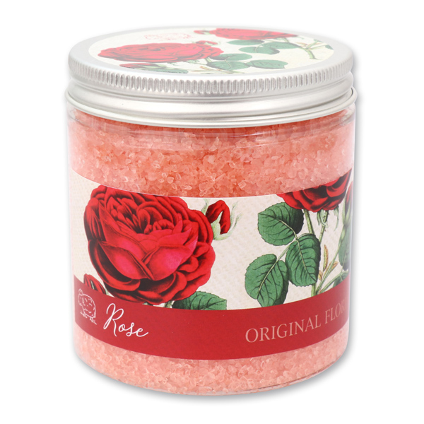 Badesalz 300g in der Dose, Rose 