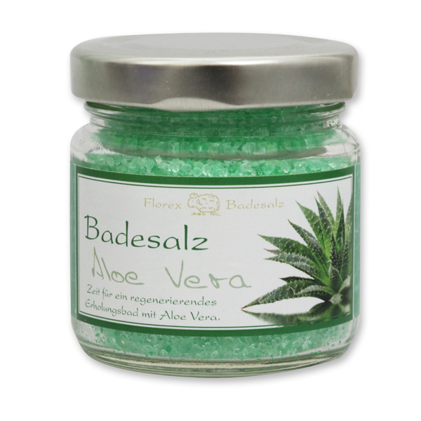 Badesalz 120g im Glas, Aloe Vera 
