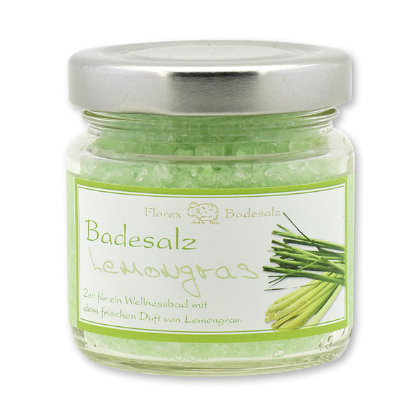 Badesalz 120g im Glas, Lemongras 