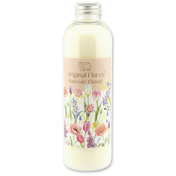Bath salt 320g 'Blütenzart' with design 12, Classic 