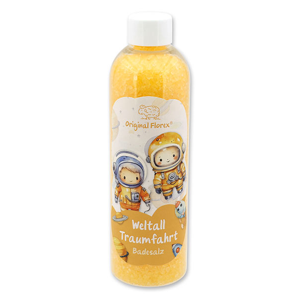 Bath salt 320g in the bottle "Weltall Traumfahrt", Fruit dream 