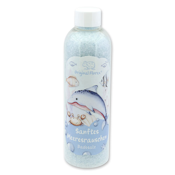 Badesalz 320g in der Flasche "Sanftes Meeresrauschen", Wolkenbrise 