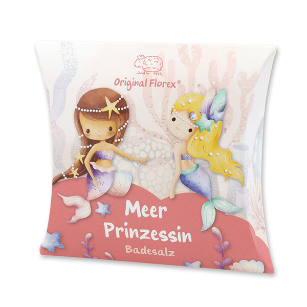 Badesalz 120g im Kissen "Meer Prinzessin", Blütenzauber 