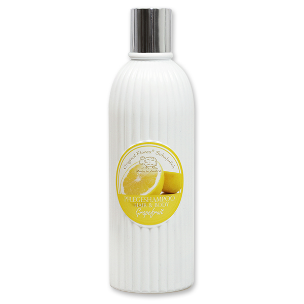 Shampoo hair&body with organic sheep milk 330ml in the bottle, Grapefruit 