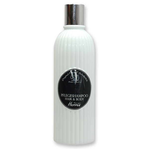 Shampoo hair&body with organic sheep milk 330ml in the bottle, For Men 