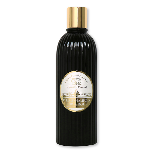 Shampoo hair&body with organic sheep milk 330ml in the bottle black edition black, Classic 