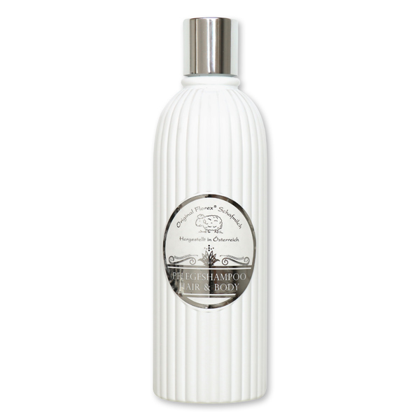 Shampoo hair&body with organic sheep milk 330ml in the bottle white edition, Classic 
