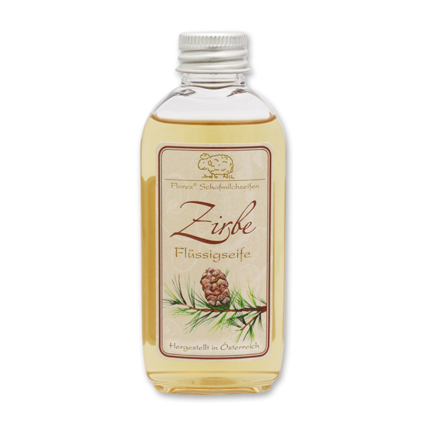 Flüssigseife mit biologischer Schafmilch 75ml klassisch, Zirbe 