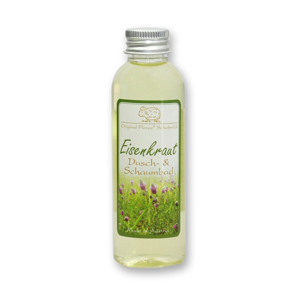 Shower- & foam bath with organic sheep milk 75ml, Verbena 