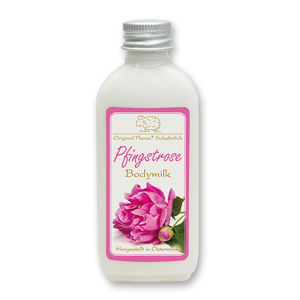Bodymilk mit biologischer Schafmilch 75ml, Pfingstrose 