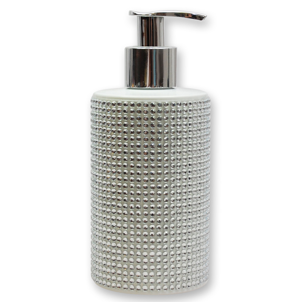 Soap dispenser diamonds white with 250ml liquid soap Classic 