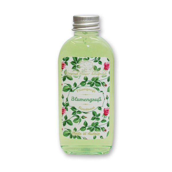 Flüssigseife mit Schafmilch 75ml "Blumengruß", Eisenkraut 