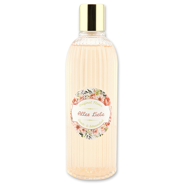 Dusch- & Schaumbad mit Schafmilch 330ml "Alles Liebe", Rose Diana 