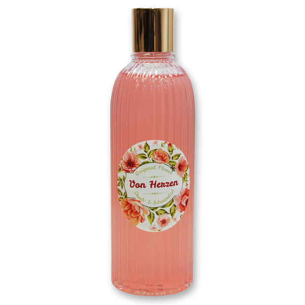 Dusch- & Schaumbad mit Schafmilch 330ml "Von Herzen", Rose 