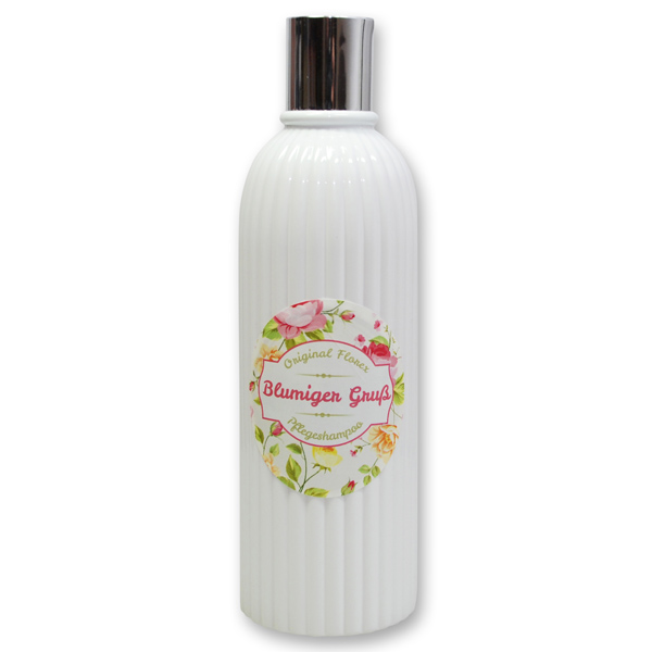 Pflegeshampoo Hair&Body mit Schafmilch 330ml "Blumiger Gruß", Pfingstrose 