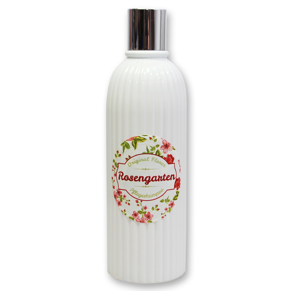 Shampoo hair&body with sheep milk 330ml "Rosengarten", Rose 
