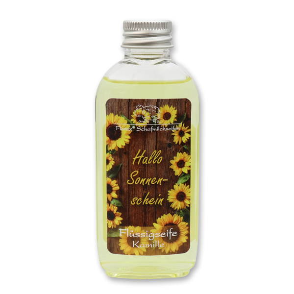 Flüssigseife mit Schafmilch 75ml "Hallo Sonnenschein", Kamille 
