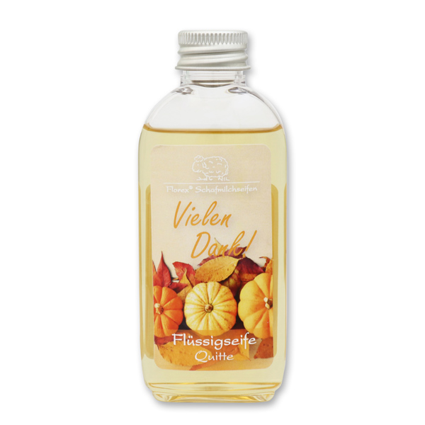 Liquid sheep milk soap 75ml "Vielen Dank", Quince 