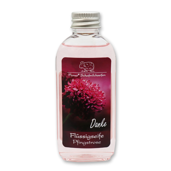 Flüssigseife mit Schafmilch 75ml "Danke", Pfingstrose 