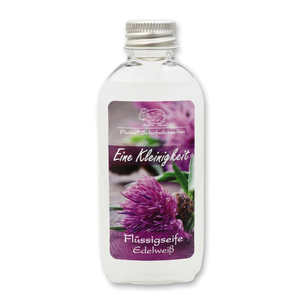 Liquid sheep milk soap 75ml "Eine Kleinigkeit", Edelweiss 