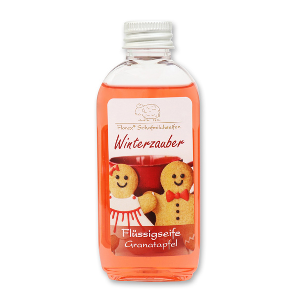 Flüssigseife mit Schafmilch 75ml "Winterzauber", Granatapfel 