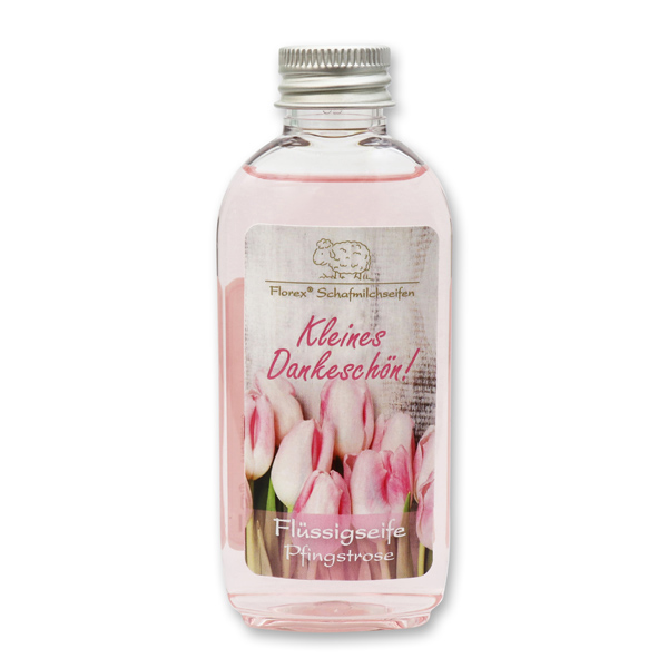 Flüssigseife mit Schafmilch 75ml "Kleines Dankeschön", Pfingstrose 