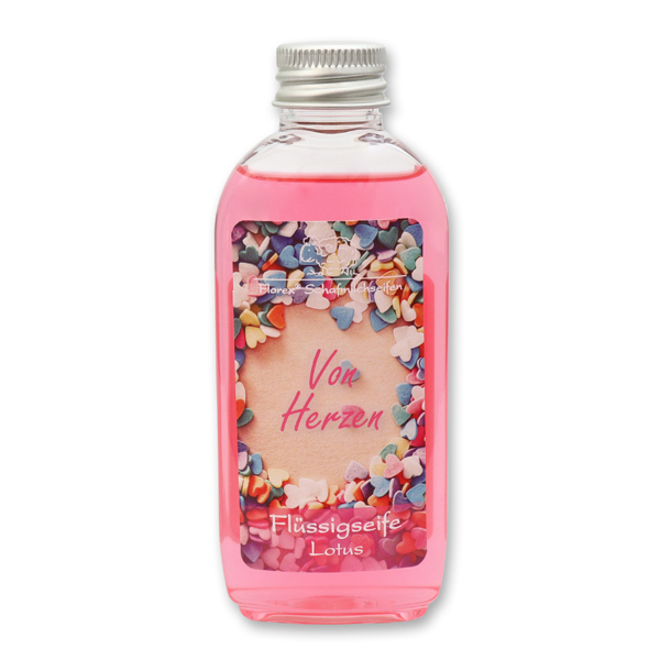 Liquid sheep milk soap 75ml "Von Herzen", Lotus 