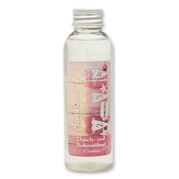 Dusch- und Schaumbad mit Schafmilch 75ml "Adventszeit", Classic 