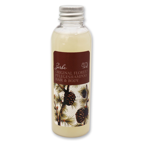 Shampoo hair&body with organic sheep milk 75ml, Swiss Pine 
