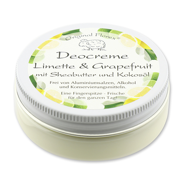 Deocreme 40ml, Limette & Grapefruit 