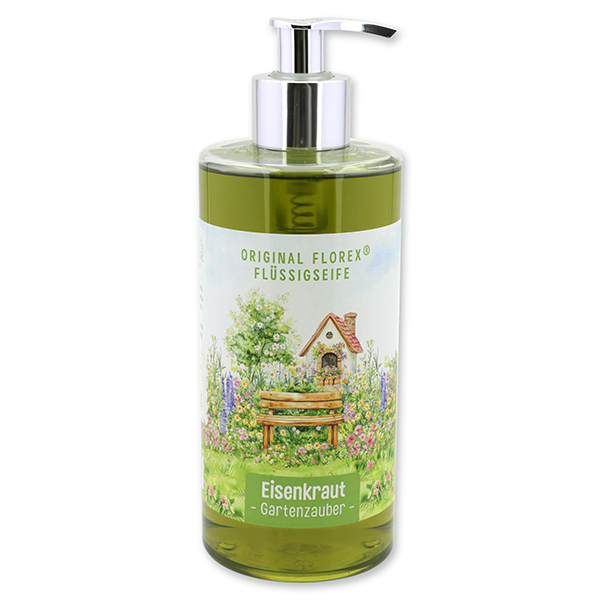 Flüssigseife mit Schafmilch 400ml "Gartenzauber Motiv 3", Eisenkraut 