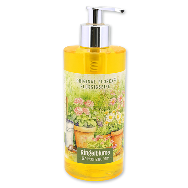 Flüssigseife mit Schafmilch 400ml "Gartenzauber Motiv 5", Ringelblume 