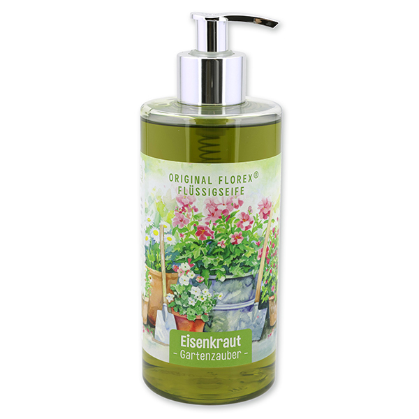 Flüssigseife mit Schafmilch 400ml "Gartenzauber Motiv 7", Eisenkraut 