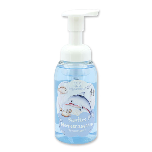 Schaumseife mit biologischer Schafmilch 300ml im Spender "Sanftes Meeresrauschen", Wolkenbrise 
