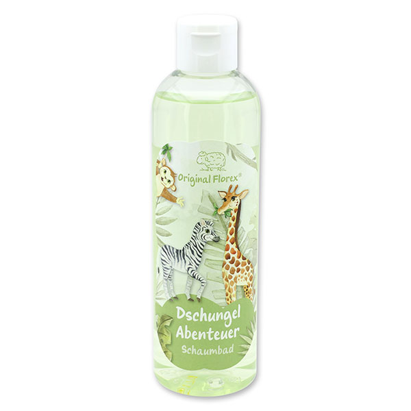 Schaumbad mit biologischer Schafmilch 250ml in der Flasche "Dschungel Abenteuer", Zauberland 